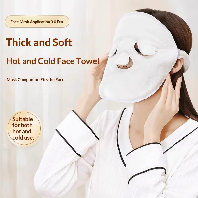 再利用可能な温冷湿布フェイスマスクタオル、贅沢な柔らかさ、お - Luxury Skincare And Spa のレビューと価格