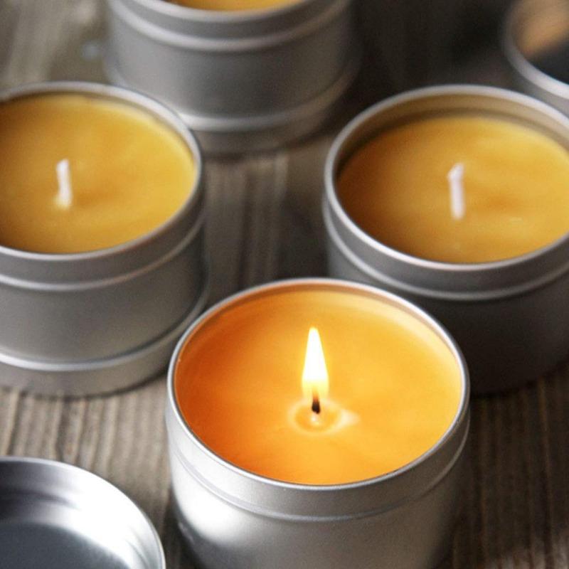5個入り高級キャンドルジャー 蓋付き 丸型ブリキ容器 DIY - Luxury Skincare Jars のレビューと価格