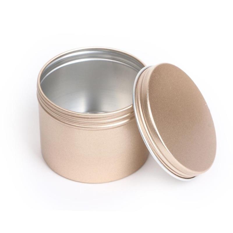 5個入り高級キャンドルジャー 蓋付き 丸型ブリキ容器 DIY - Luxury Skincare Jars のレビューと価格