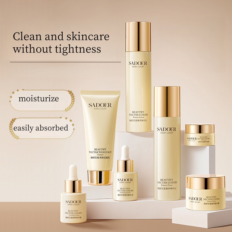 ジェンヤンフラワーネクター贅沢7点スキンケアセット、ツボクサ - Luxury Natural Skincare のレビューと価格