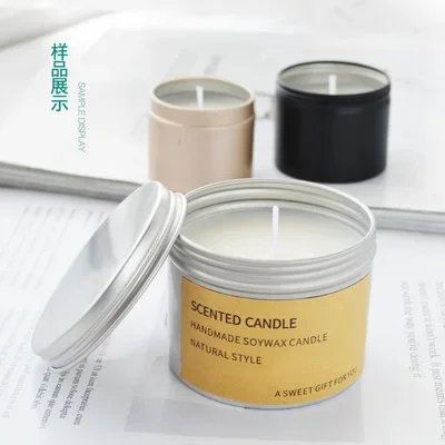 高級キャンドルジャー 蓋付き 丸型キャンドル容器 空の収納ボ - Luxury Skincare Jars のレビューと価格